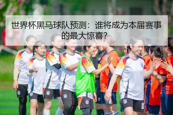 世界杯黑马球队预测：谁将成为本届赛事的最大惊喜？
